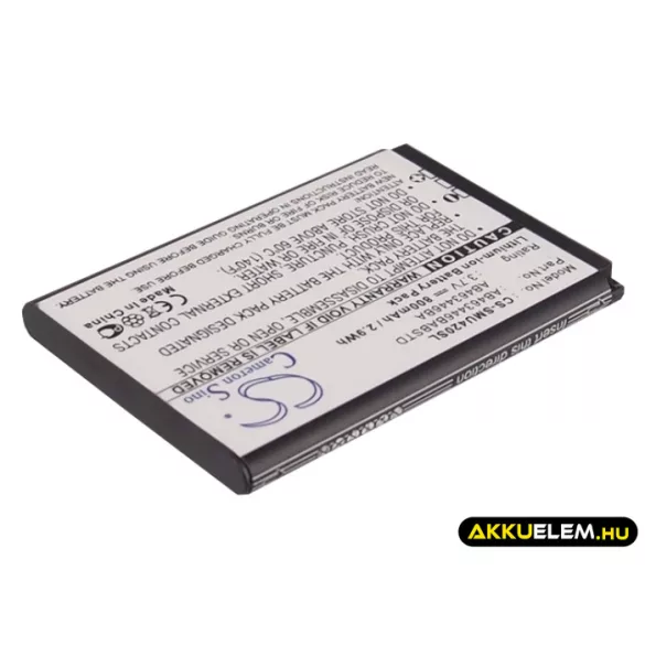 Utángyártott Samsung mobil Li-ion akkumulátor 3.7V 800mAh AB463446BA, AB463446BABSTD, AB553446BA AB463446BA, AB463446BABSTD - CameronSino