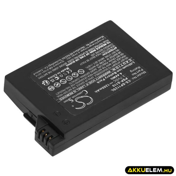 Utángyártott Sony Játékkonzol Li-ion akkumulátor 3.7V 1200mAh PSP-S110 PSP-S110 - CameronSino