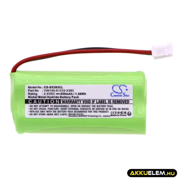Utángyártott Universum Vezeték nélküli telefon Ni-MH akkumulátor 2.4V 650mAh - CameronSino