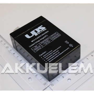 UPS Power 6V 2,8Ah zselés akkumulátor (MC2.8-12)