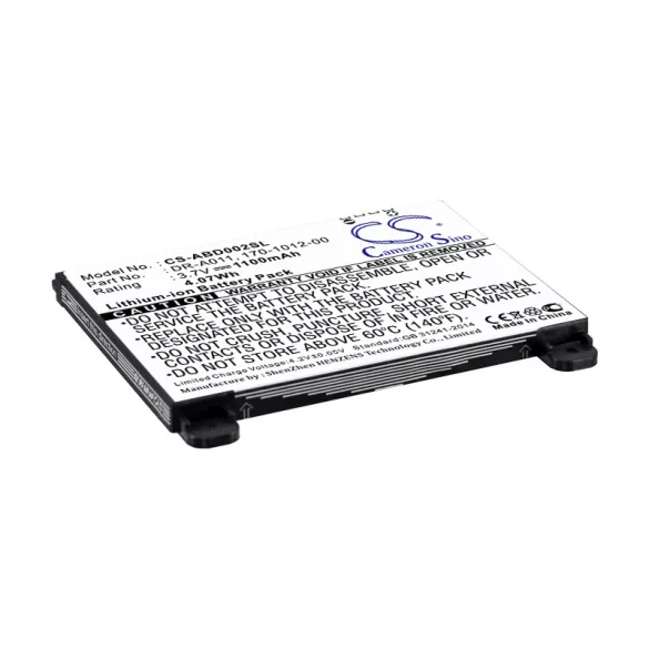 Utángyártott Amazon E-könyv Li-ion akkumulátor 3.7V 1100mAh DR-A011, 170-1012-00 DR-A011, 170-1012-00 - CameronSino