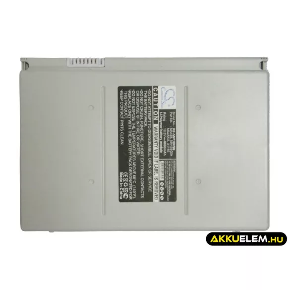 Utángyártott Apple laptop Li-Polymer akkumulátor 10.8V 6600mAh A1189, MA458J/A, MA458G/A A1189, MA458J/A - CameronSino