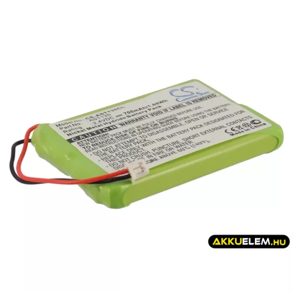 Utángyártott Ascom Vezeték nélküli telefon Ni-MH akkumulátor 2.4V 700mAh - CameronSino