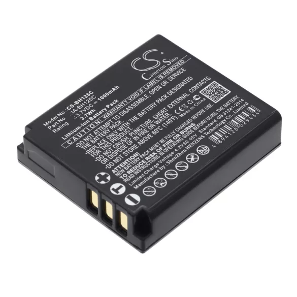 Utángyártott Samsung Kamera Li-ion akkumulátor 3.7V 1000mAh IA-BH125C IA-BH125C - CameronSino