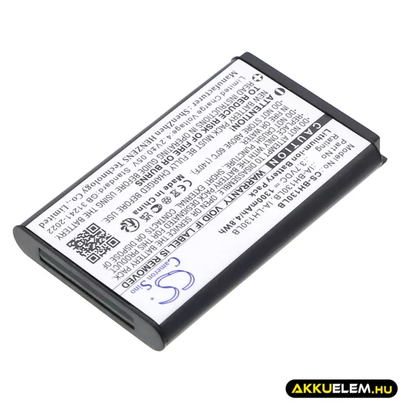 Utángyártott Samsung Kamera Li-ion akkumulátor 3.7V 1300mAh IA-BH130LB, IA-LH130LB, BPBH130LB IA-BH130LB, IA-LH130LB - CameronSino