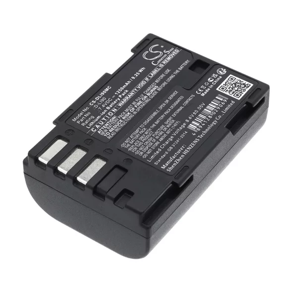 Utángyártott Pentax Kamera Li-ion akkumulátor 7.4V 1250mAh D-LI90 D-LI90 - CameronSino