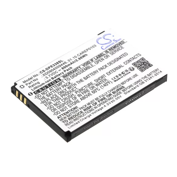 Utángyártott Doro mobil Li-ion akkumulátor 3.7V 800mAh 01.10.CAREP0103, XD0904009446 01.10.CAREP0103, XD0904009446 - CameronSino