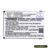 Utángyártott Doro mobil Li-ion akkumulátor 3.7V 800mAh 01.10.CAREP0103, XD0904009446 01.10.CAREP0103, XD0904009446 - CameronSino