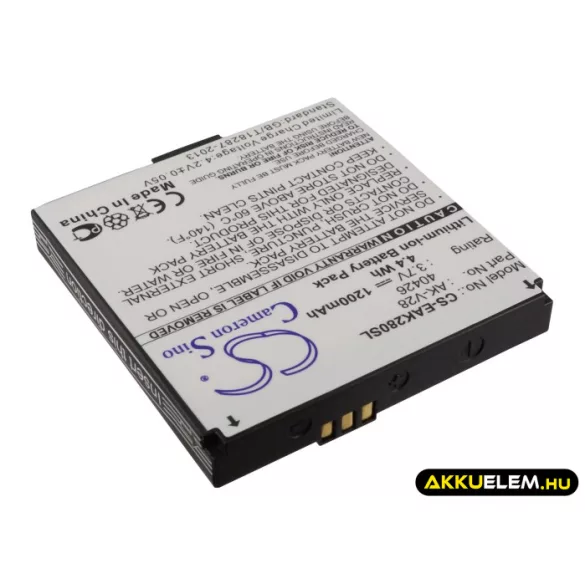 Utángyártott Emporia mobil Li-ion akkumulátor 3.7V 1200mAh AK-V28, 40426, AK-V29 AK-V28, 40426 - CameronSino