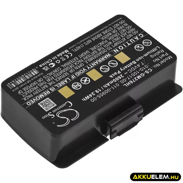 Utángyártott Garmin GPS Li-ion akkumulátor 7.4V 2600mAh 010-10517-00, 011-00955-00, 010-10517-01 010-10517-00, 011-00955-00 - CameronSino