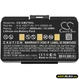 Utángyártott Garmin GPS Li-ion akkumulátor 7.4V 2600mAh 010-10517-00, 011-00955-00, 010-10517-01 010-10517-00, 011-00955-00 - CameronSino
