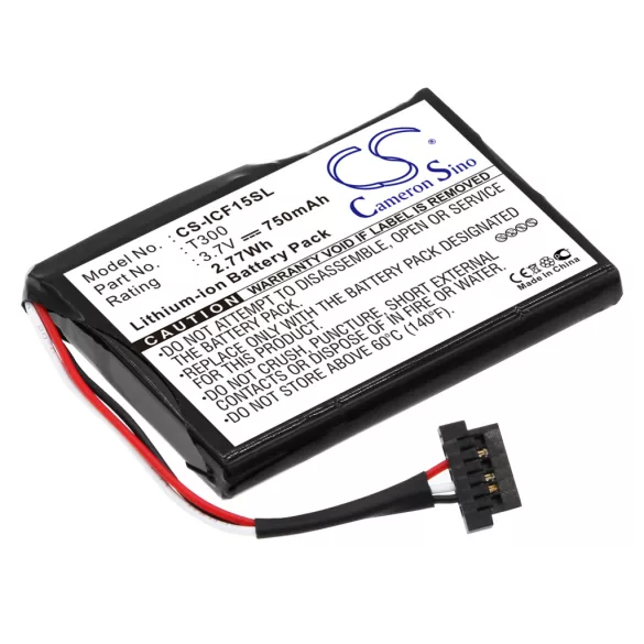 Utángyártott Navman GPS Li-ion akkumulátor 3.7V 750mAh T300 - CameronSino