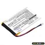 Utángyártott Garmin GPS Li-Polymer akkumulátor 3.7V 1250mAh 361-00019-16, 361-00019-12 - CameronSino