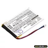 Utángyártott Garmin GPS Li-Polymer akkumulátor 3.7V 1250mAh 361-00019-11, 361-00019-40 - CameronSino