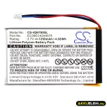Utángyártott Garmin GPS Li-Polymer akkumulátor 3.7V 1250mAh EC36EC4240878 - CameronSino
