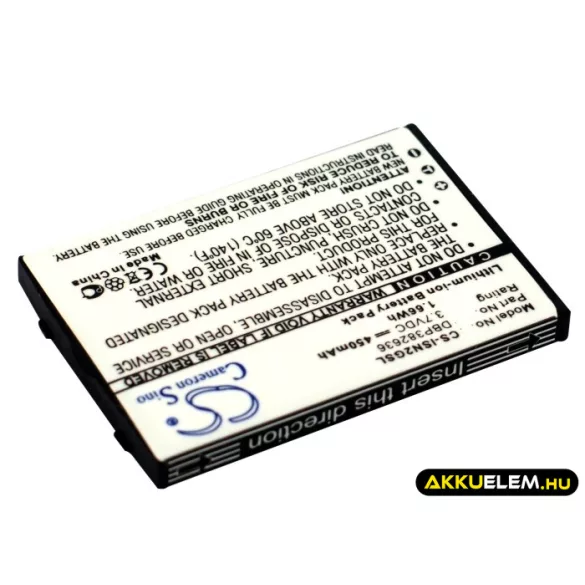 Utángyártott Insignia Médialejátszó Li-ion akkumulátor 3.7V 450mAh DBP382636 - CameronSino
