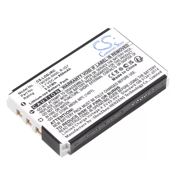 Utángyártott Logitech Távirányító Li-ion akkumulátor 3.7V 950mAh 190301-0000, R-IG7 - CameronSino