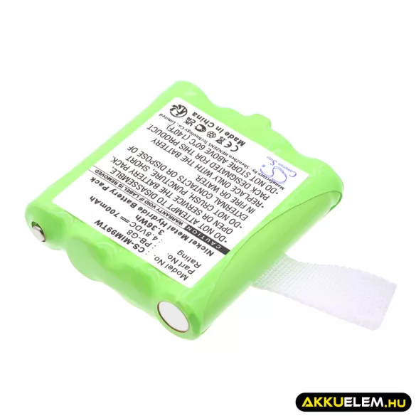 Utángyártott Alan adó-vevő rádió Ni-MH akkumulátor 4.8V 700mAh PB-G8 - CameronSino