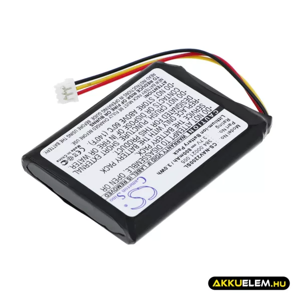 Utángyártott Navigon GPS Li-ion akkumulátor 3.7V 800mAh 384.00021.005 - CameronSino