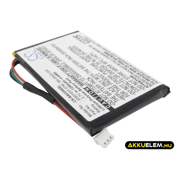 Utángyártott Navigon GPS Li-Polymer akkumulátor 3.7V 1200mAh 8390-YE01-0780, 384.00022.005 - CameronSino