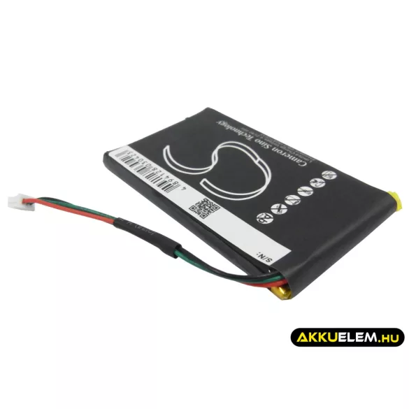 Utángyártott Navigon GPS Li-Polymer akkumulátor 3.7V 1200mAh 8390-YE01-0780, 384.00022.005 - CameronSino