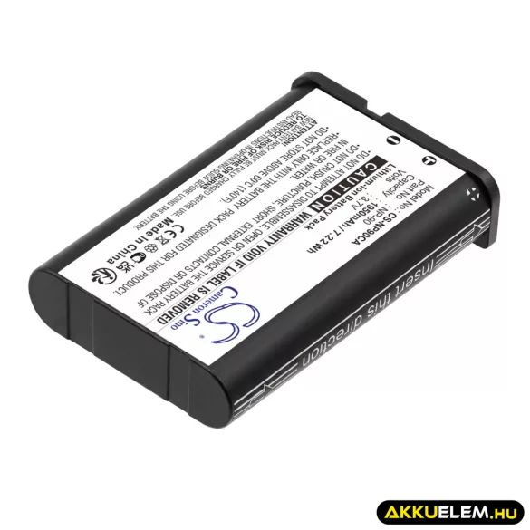 Utángyártott Casio Kamera Li-ion akkumulátor 3.7V 1950mAh NP-90, NP-90DBA - CameronSino