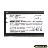 Utángyártott Casio Kamera Li-ion akkumulátor 3.7V 1950mAh NP-90, NP-90DBA - CameronSino