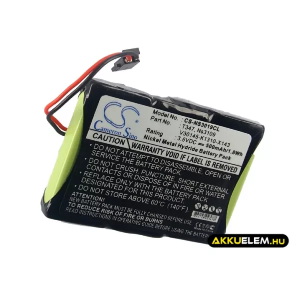 Utángyártott GP Vezeték nélküli telefon Ni-MH akkumulátor 3.6V 500mAh T325, T347 - CameronSino