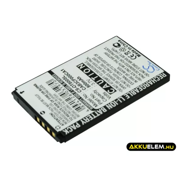 Utángyártott TCL mobil Li-ion akkumulátor 3.7V 800mAh OT-BY40, TB-4X - CameronSino