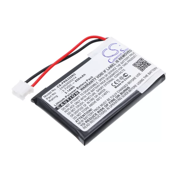 Utángyártott Philips Távirányító Li-Polymer akkumulátor 3.7V 850mAh 242252600214 - CameronSino