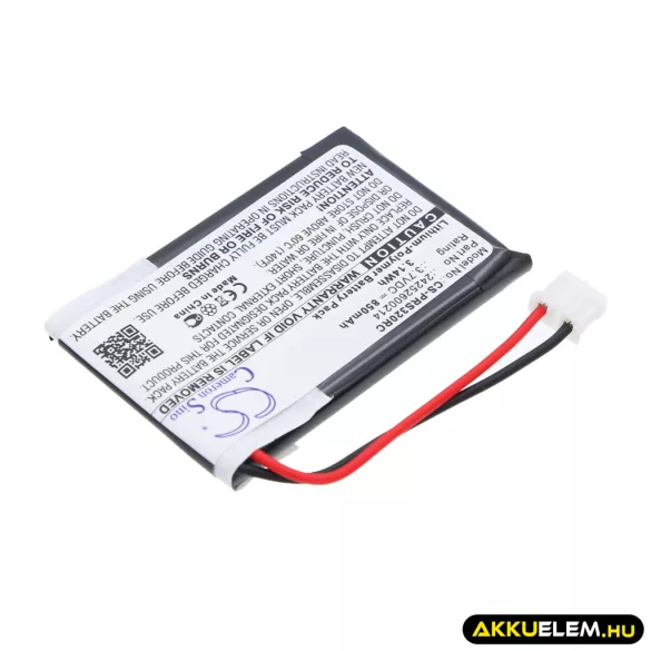 Utángyártott Philips Távirányító Li-Polymer akkumulátor 3.7V 850mAh 242252600214 - CameronSino