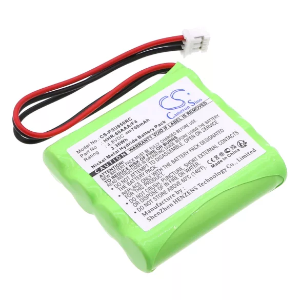 Utángyártott Philips Távirányító Ni-MH akkumulátor 4.8V 700mAh 242252600148, 310420051271 - CameronSino