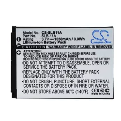   Utángyártott Samsung Kamera Li-ion akkumulátor 3.7V 1050mAh SLB-11A, EA-SLB11A - CameronSino