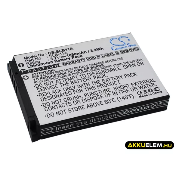 Utángyártott Samsung Kamera Li-ion akkumulátor 3.7V 1050mAh SLB-11A, EA-SLB11A - CameronSino