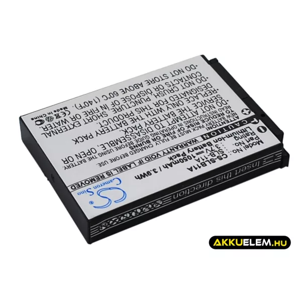 Utángyártott Samsung Kamera Li-ion akkumulátor 3.7V 1050mAh SLB-11A, EA-SLB11A - CameronSino