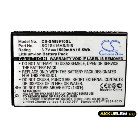 Utángyártott Coolpad mobil Li-ion akkumulátor 3.7V 1500mAh CPLD-69 - CameronSino