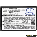 Utángyártott Samsung mobil Li-ion akkumulátor 3.7V 700mAh AB553446BC, AB553446BU - CameronSino