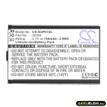 Utángyártott Callaway GPS Li-ion akkumulátor 3.7V 750mAh 30200, 1008000134 - CameronSino
