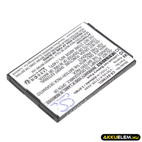 Utángyártott COMfortel Vezeték nélküli telefon Li-ion akkumulátor 3.7V 830mAh - CameronSino