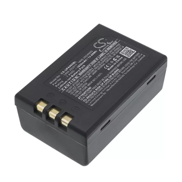 Utángyártott Unitech Vonalkód szkenner Li-ion akkumulátor 7.4V 1850mAh 1400-202017, 1400-202450G - CameronSino
