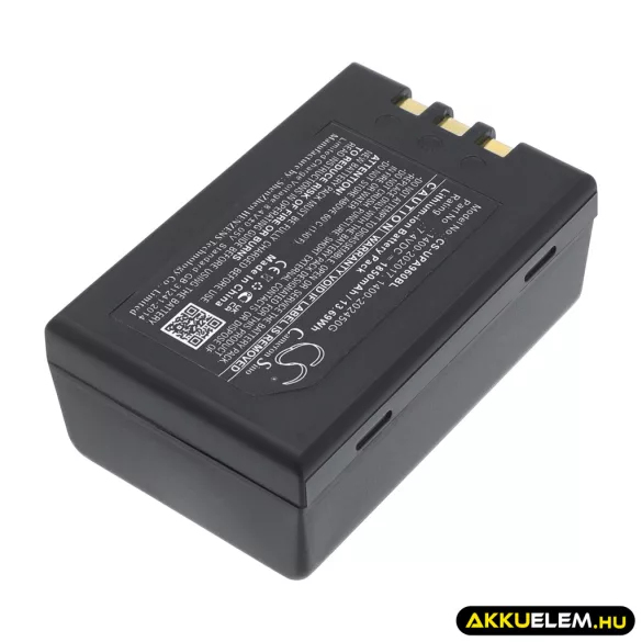 Utángyártott Unitech Vonalkód szkenner Li-ion akkumulátor 7.4V 1850mAh 1400-202017, 1400-202450G - CameronSino
