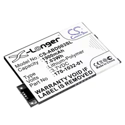   Utángyártott Amazon E-könyv Li-Polymer akkumulátor 3.7V 1900mAh S11GTSF01A, GP-S10-346392-0100 - CameronSino