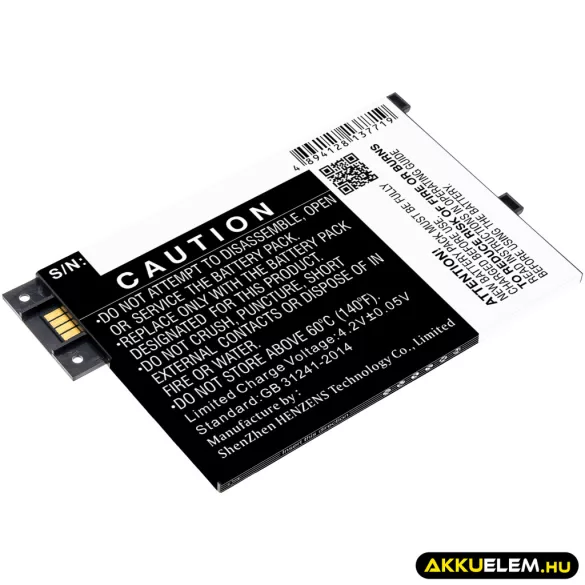 Utángyártott Amazon E-könyv Li-Polymer akkumulátor 3.8V 3500mAh S11GTSF01A, GP-S10-346392-0100 - CameronSino