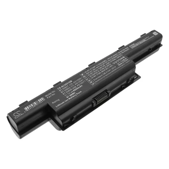 Utángyártott Packard Bell laptop Li-ion akkumulátor 11.1V 8800mAh - CameronSino