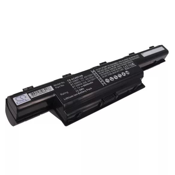 Utángyártott Packard Bell laptop Li-ion akkumulátor 11.1V 6600mAh - CameronSino