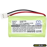 Utángyártott Nippon Vonalkód szkenner Ni-MH akkumulátor 2.4V 1500mAh - CameronSino
