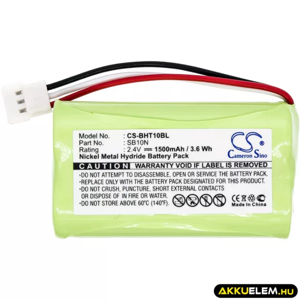 Utángyártott Nippon Vonalkód szkenner Ni-MH akkumulátor 2.4V 1500mAh - CameronSino