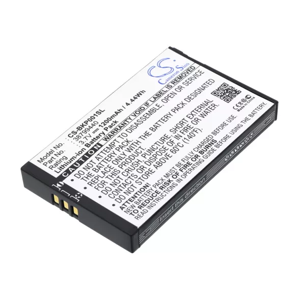 Utángyártott Becker GPS Li-ion akkumulátor 3.7V 1200mAh 38799440 - CameronSino