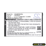 Utángyártott Becker GPS Li-ion akkumulátor 3.7V 1200mAh 38799440 - CameronSino