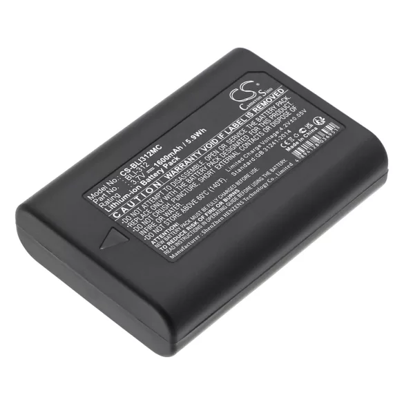 Utángyártott Leica Kamera Li-ion akkumulátor 3.7V 1600mAh BLI-312, BP-SCL1 - CameronSino